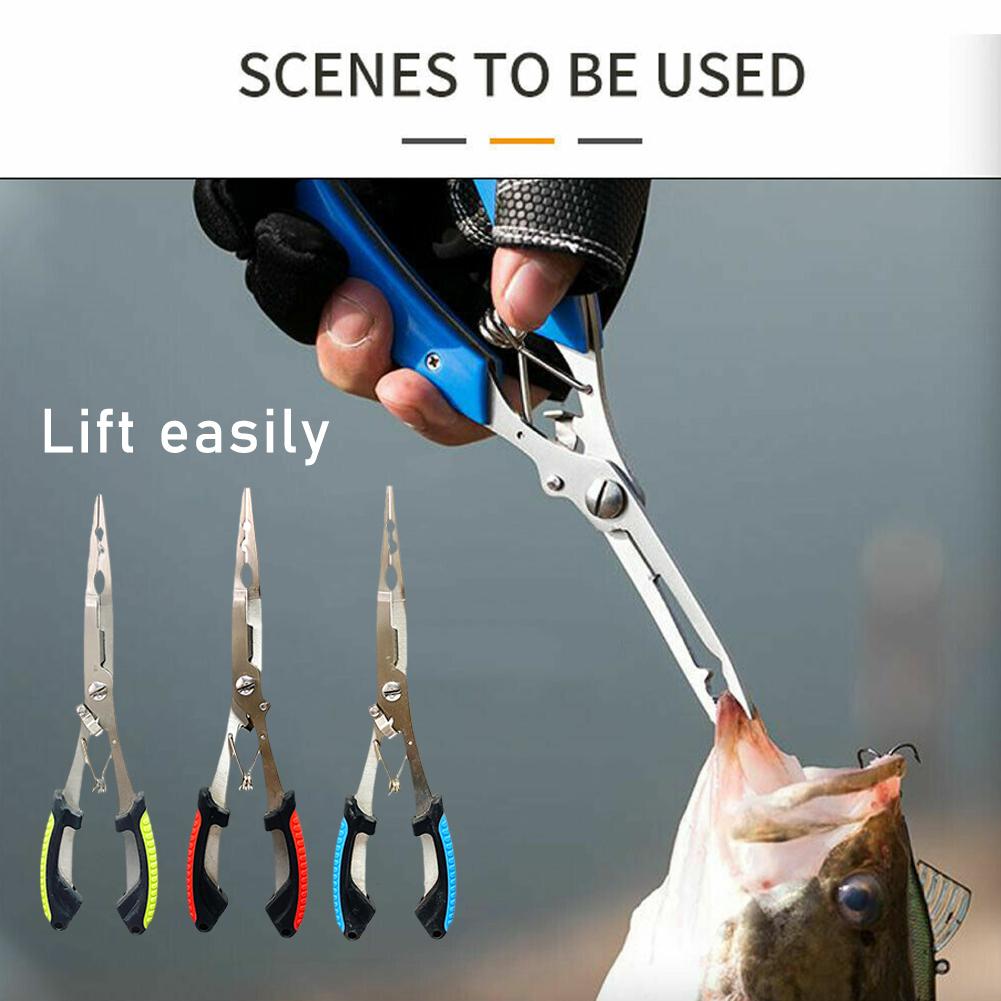 Fishing Pliers Long Nose Stain - Fishing Hook Sharpener recension och pris